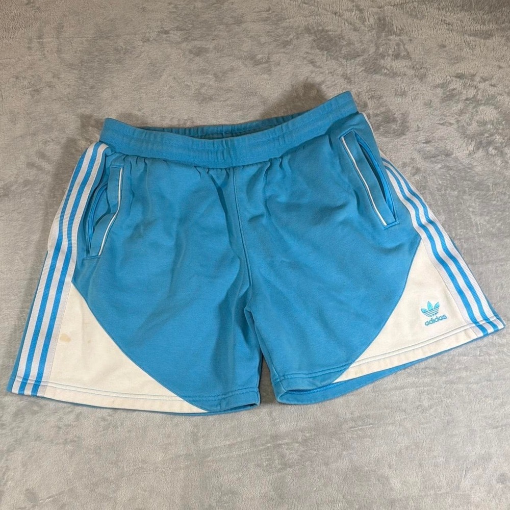 Adidas Originals Argentina Fleece Shorts | Blue/White | Small